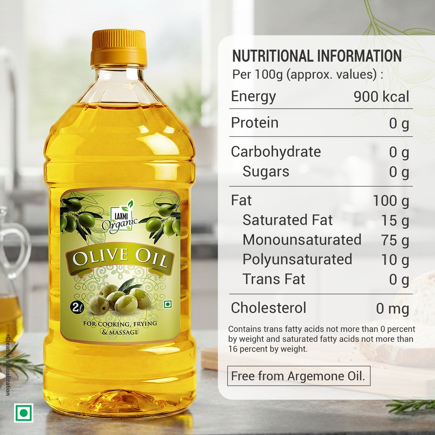 Image of LAXMI ORGANIC Olive oil Jaitun tail extra light virgin original tel body massage jatun cooking Olive Oil