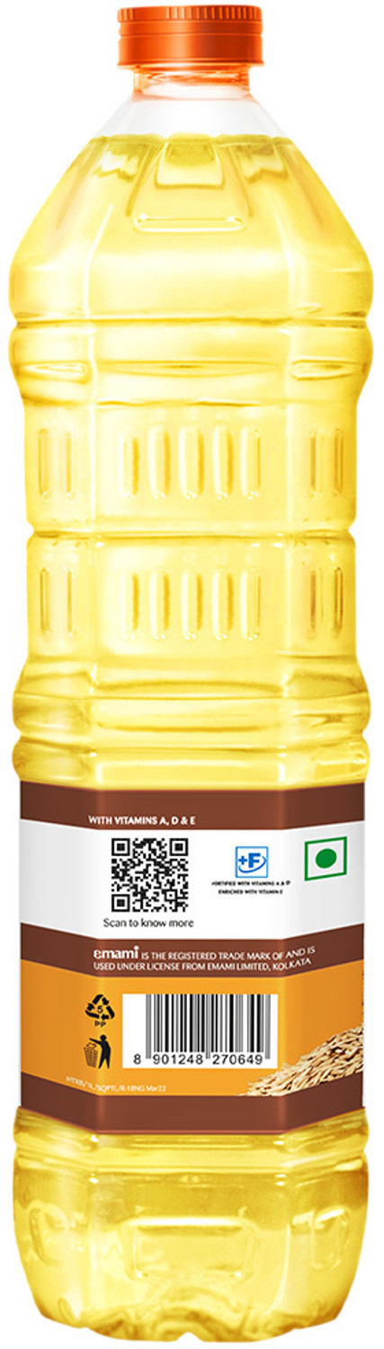 Image of EMAMI Healthy & Tasty Refined Rice Bran Oil