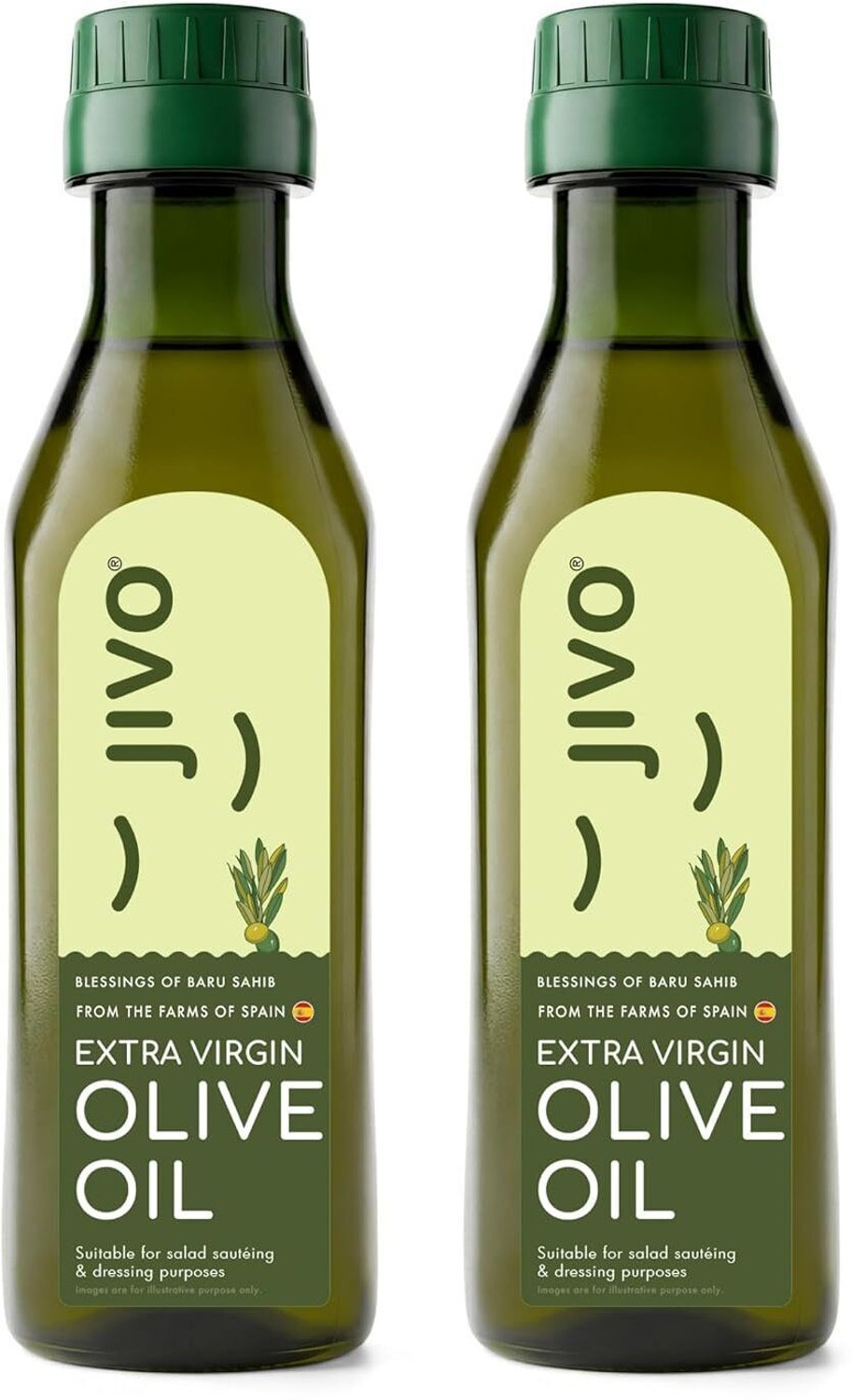 Image of JIVO Extra Virgin Olive Oil | Imported From Spain | High in MUFA, Vitamin E | Olive Oil
