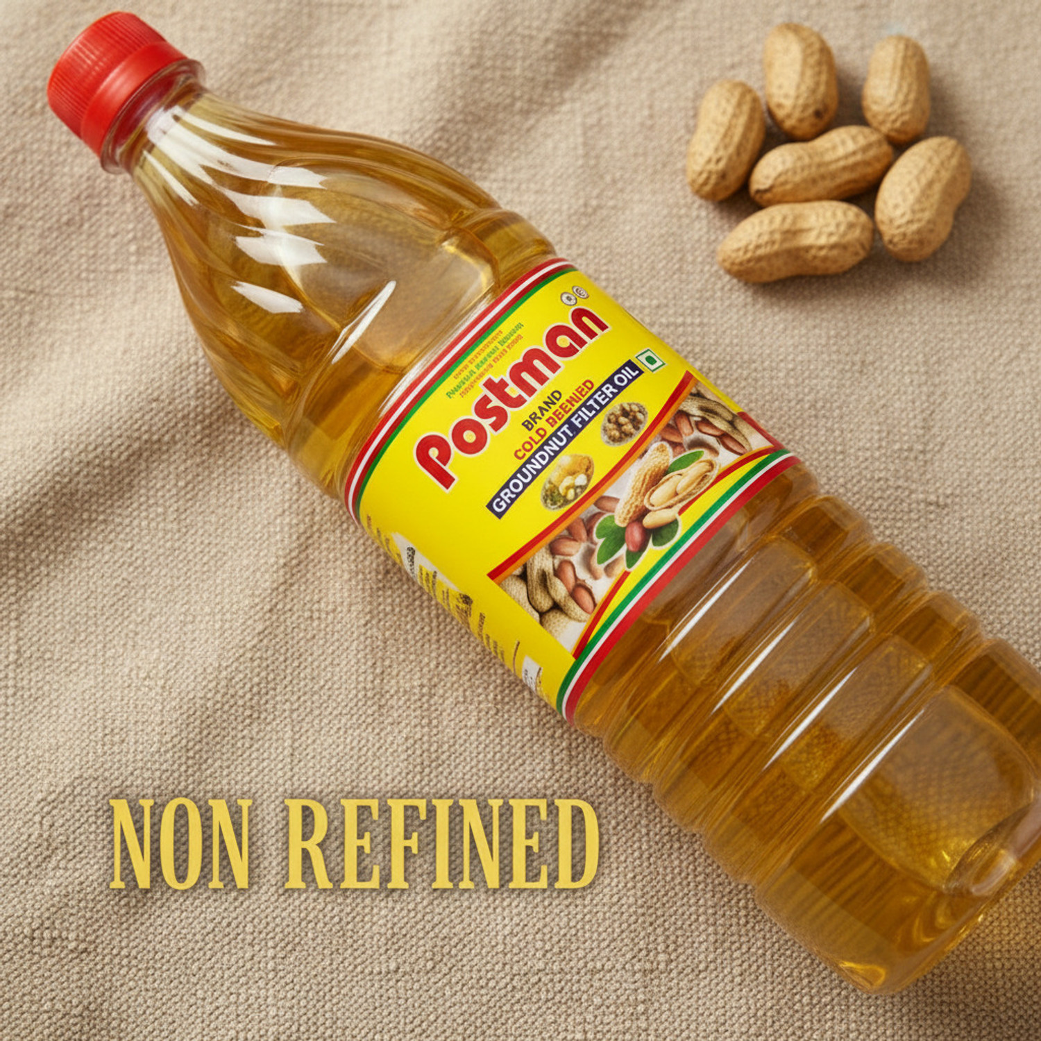 Image of Postman Cold Pressed Singdana Natural Groundnut Oil