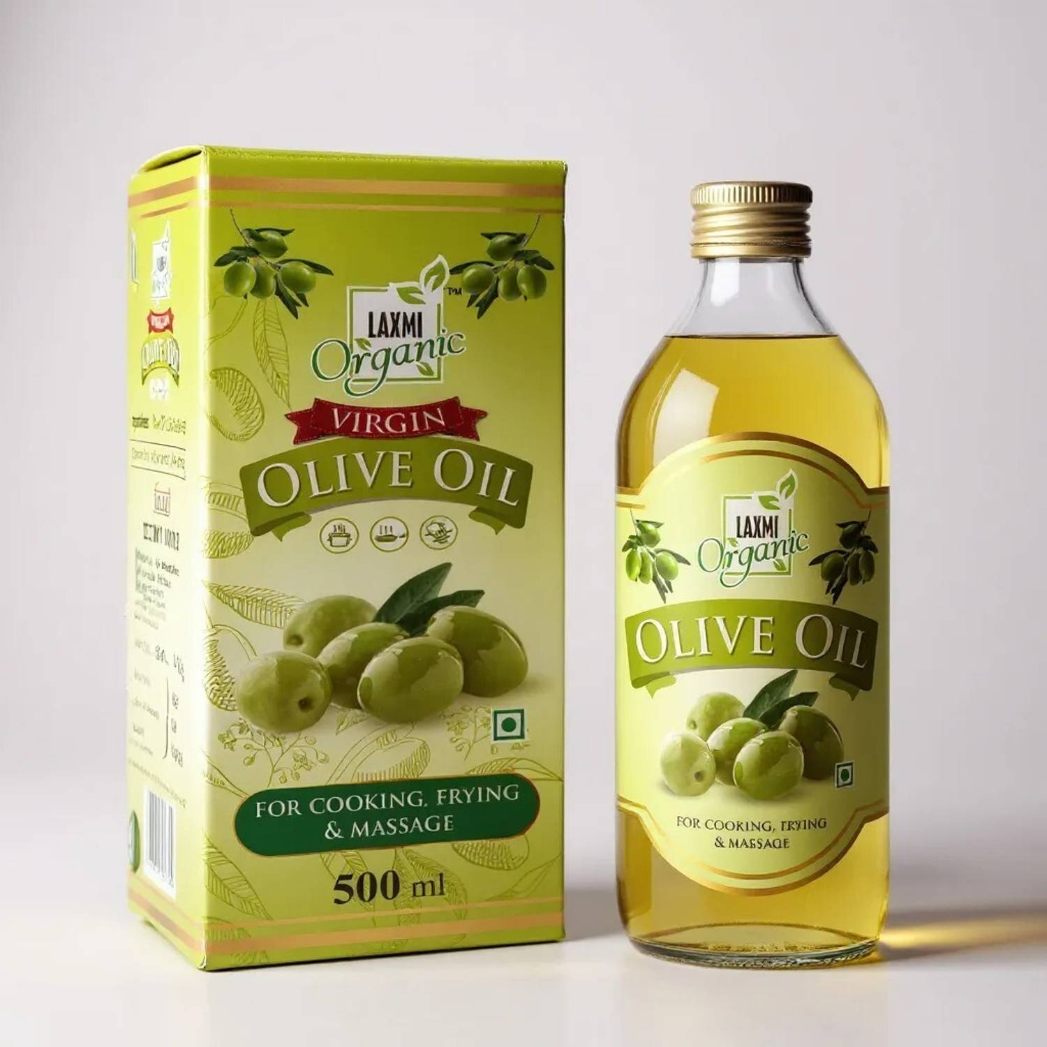 LAXMI ORGANIC extra virgin for cooking edible Olive Oil