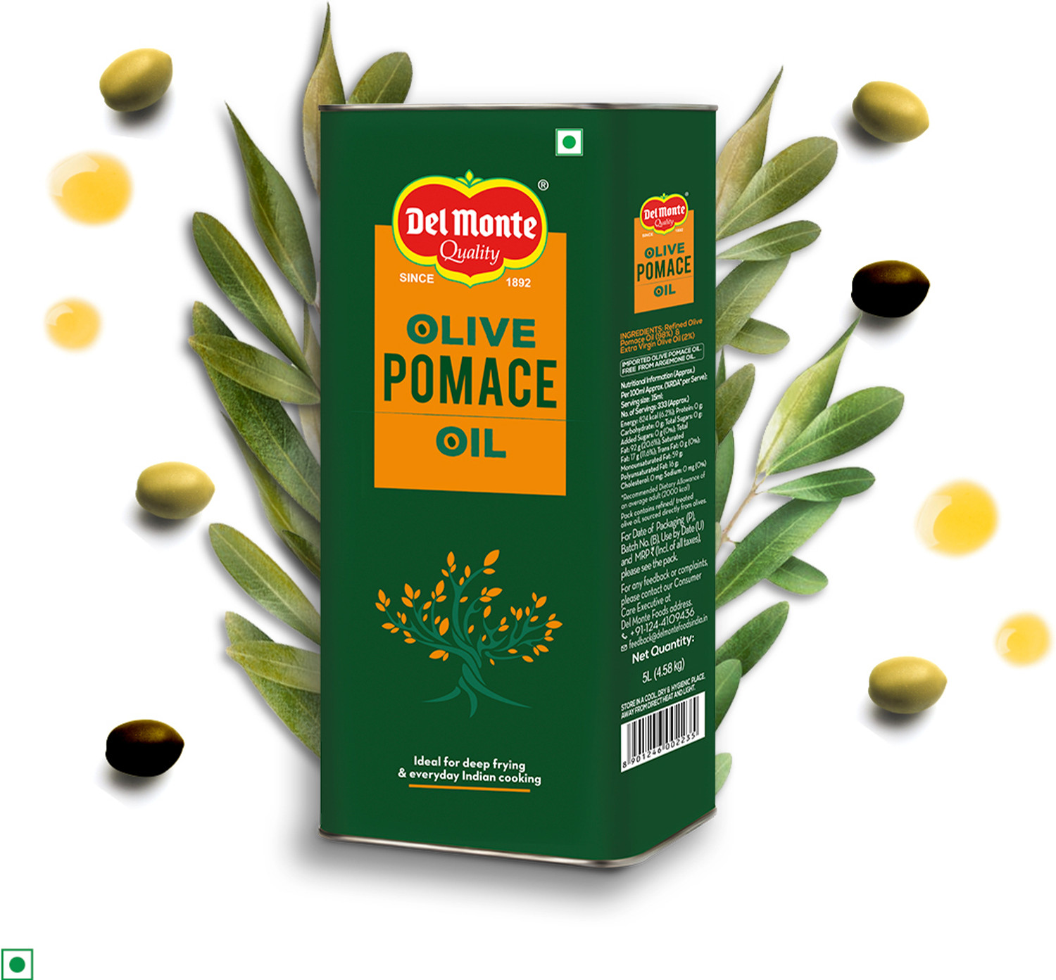 Image of Del Monte Pomace Olive Oil (5 L)