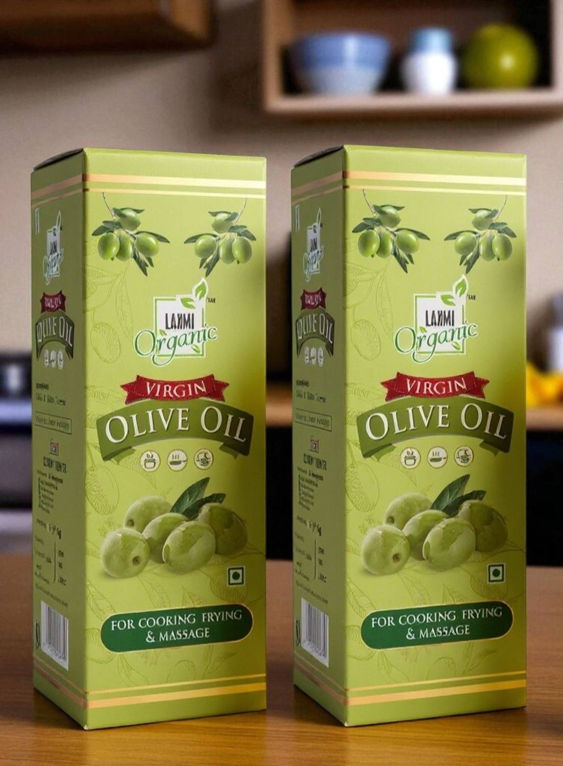 LAXMI ORGANIC Olive oil light virgin original jaitun tel extra for