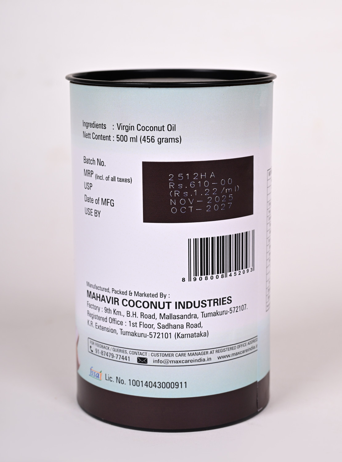 Image of MAXCARE JAR Coconut Oil