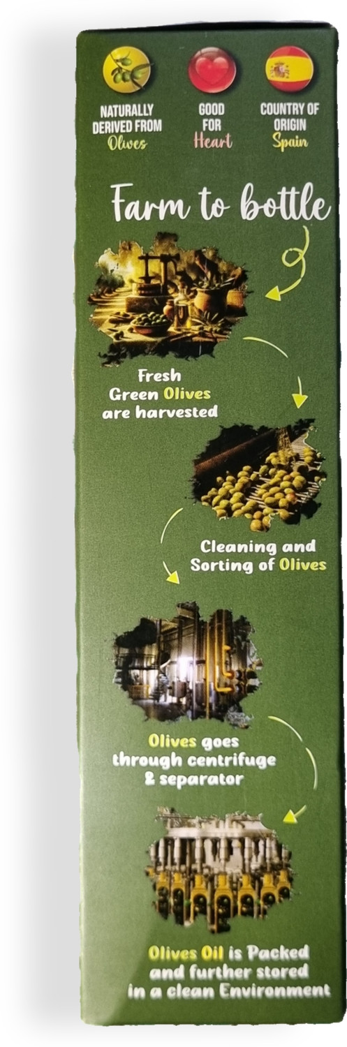 Image of Cura Olive Oil Primium 200ml | 100% Pure & Organic Olive Oil | For Heart wellness Olive Oil