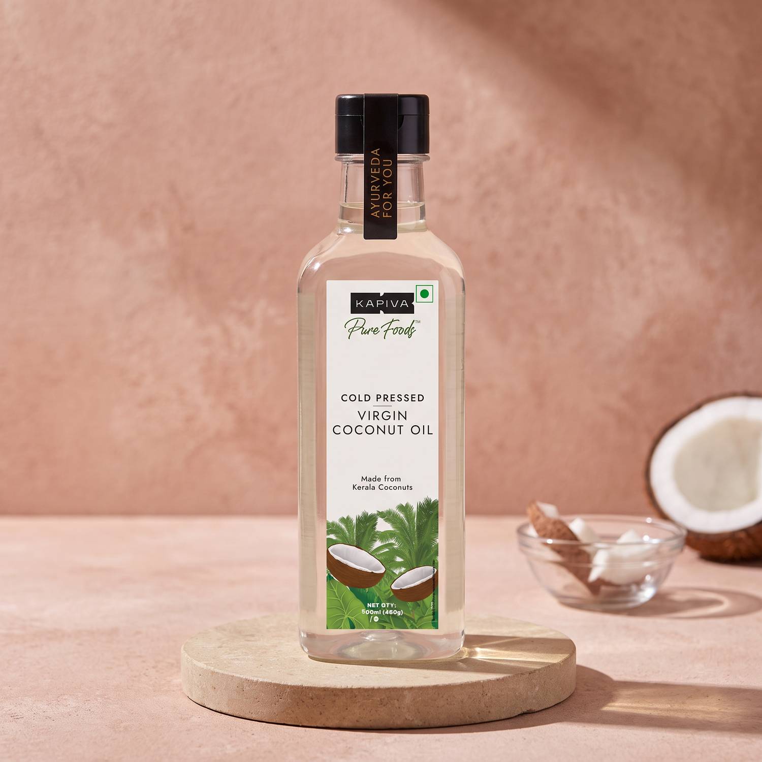 Kapiva Kerala Virgin Coconut Oil 500 ml - Image 1