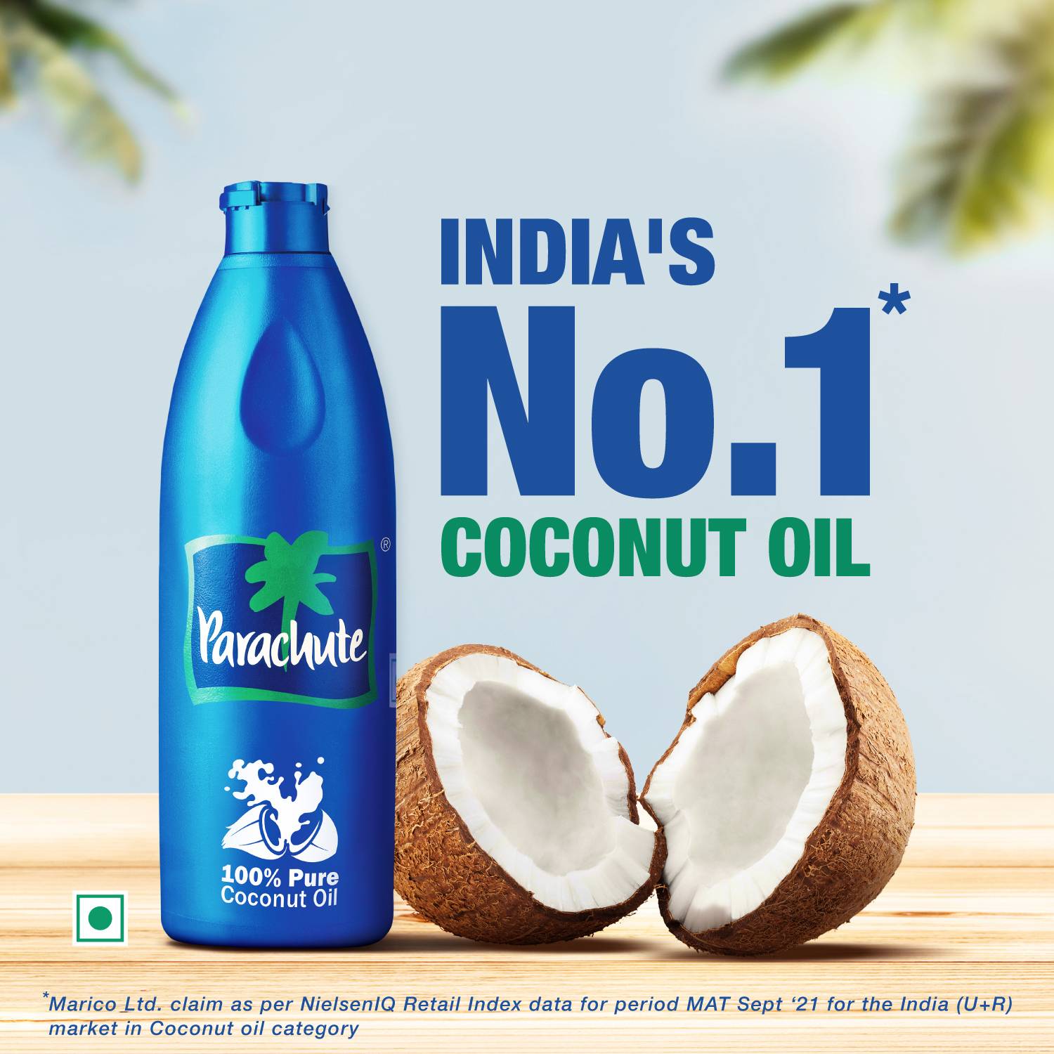 Parachute Coconut Oil 1 L - Image 2