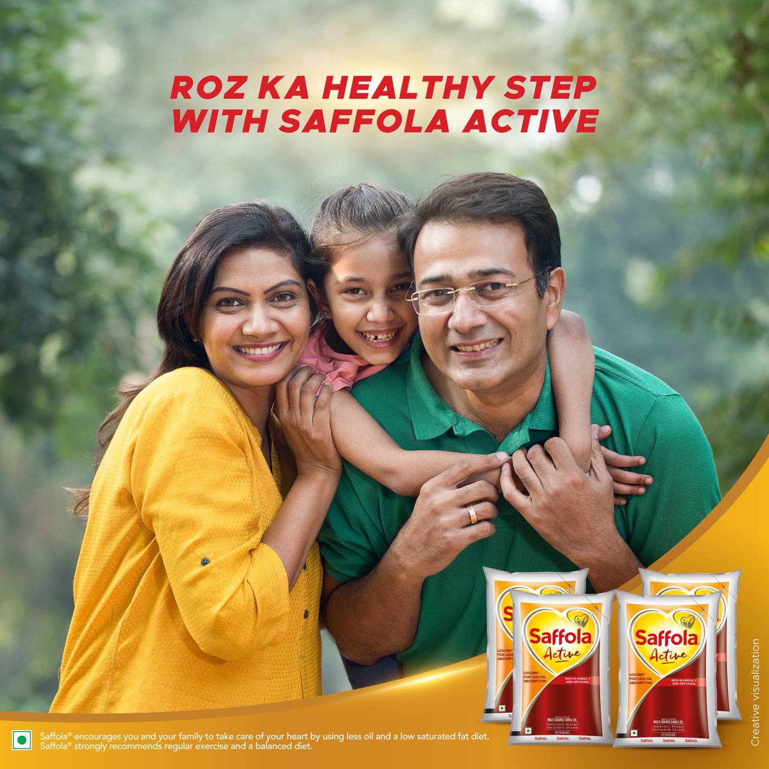 Saffola Active Rice Bran & Soyabean Oil - Image 5