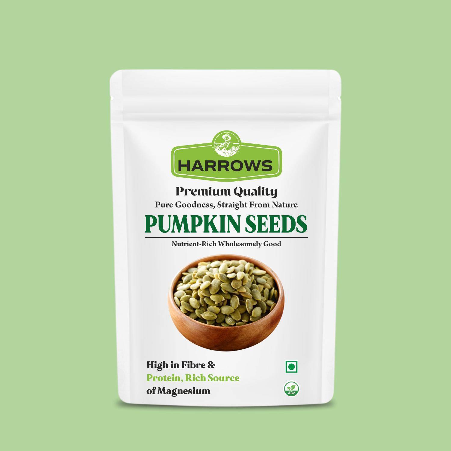 Harrows Raw Pumpkin Seeds, 100g - Image 1