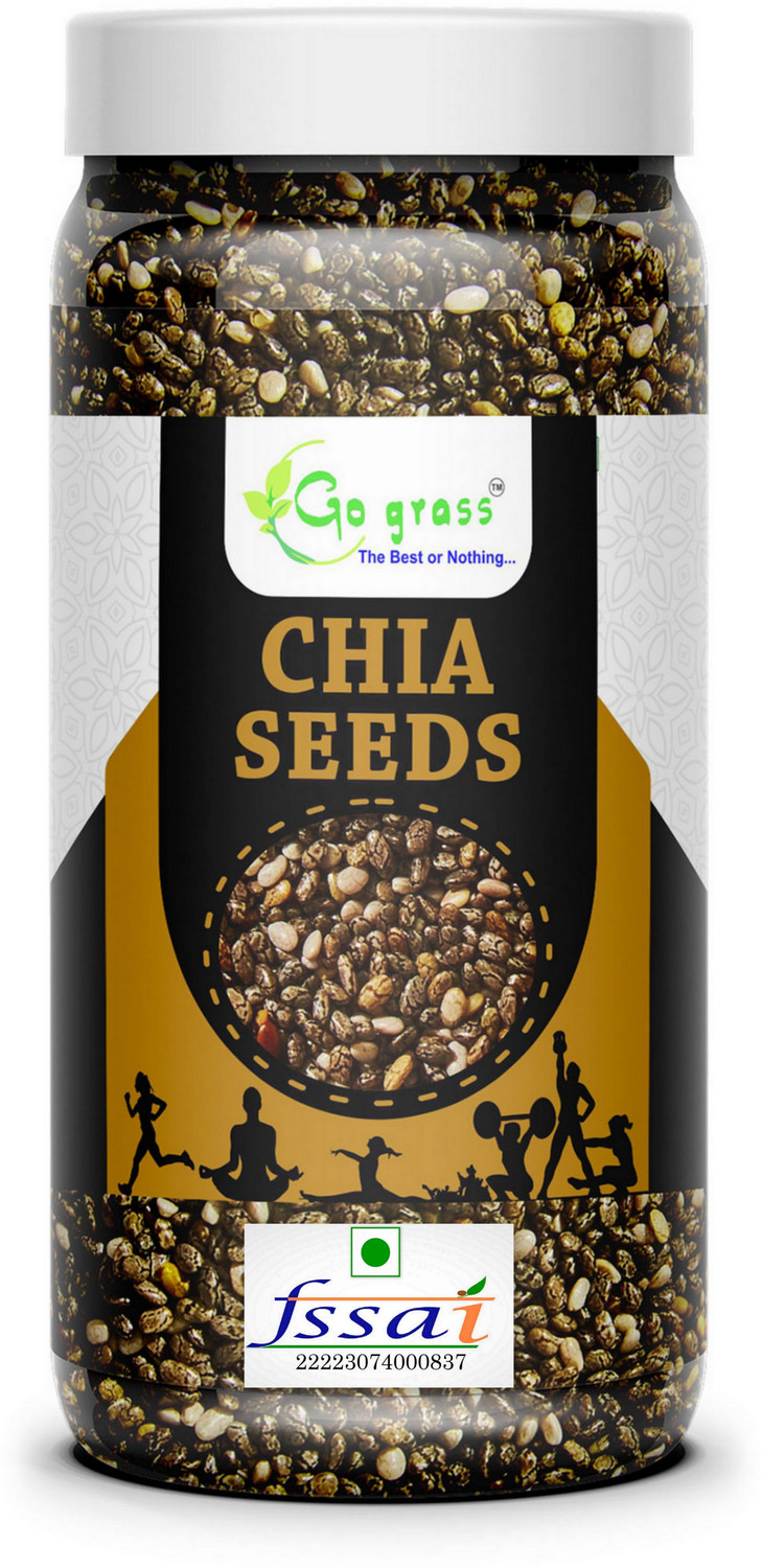 Image of GO GRASS Chia Seed, Gluten Free, Vegan, Raw, Keto Friendly Chia Seeds