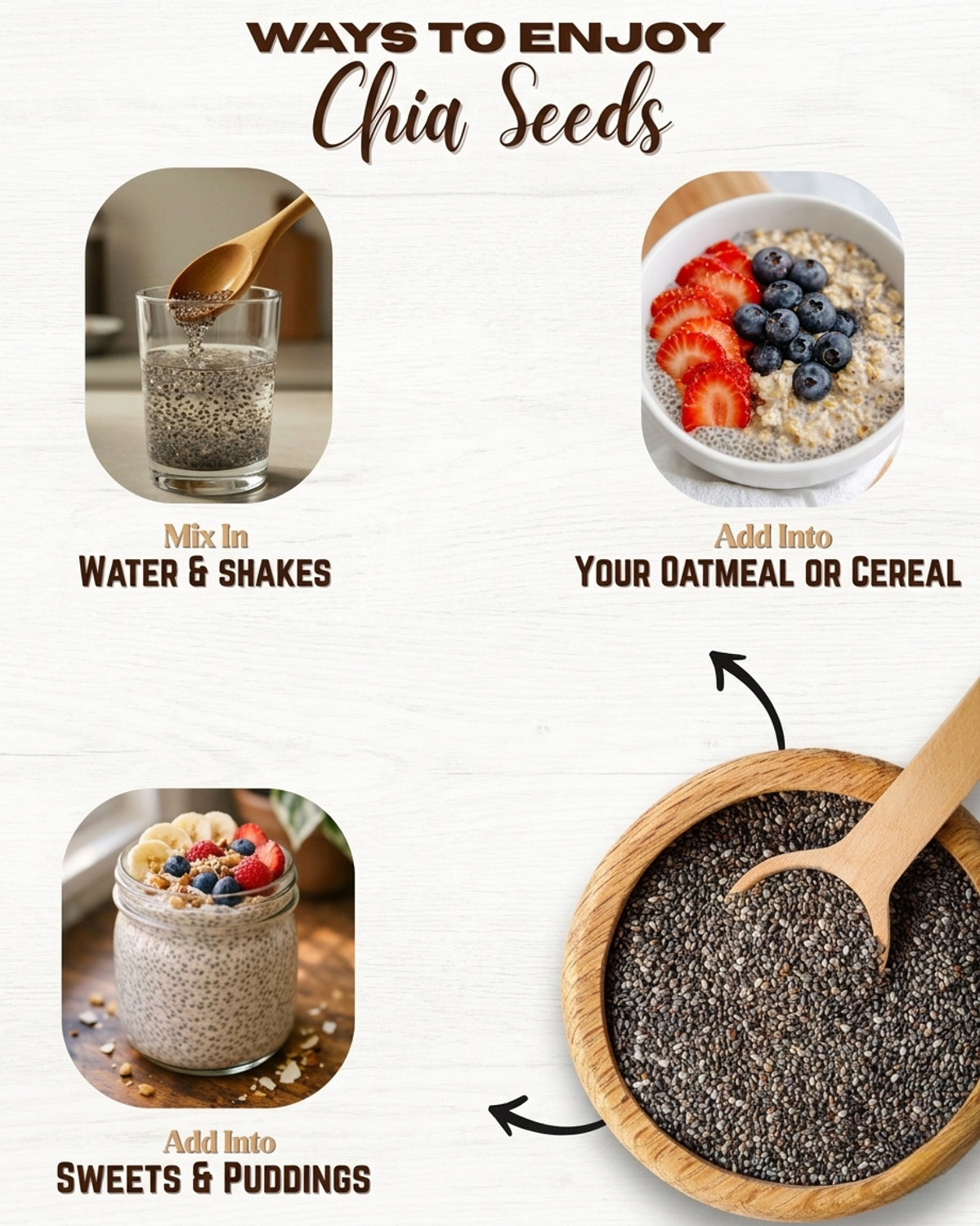 Image of Kruncles Chia Seeds for Weight Loss | Omega-3, Fiber, Calcium & Protein Superfood | Clean Chia Seeds