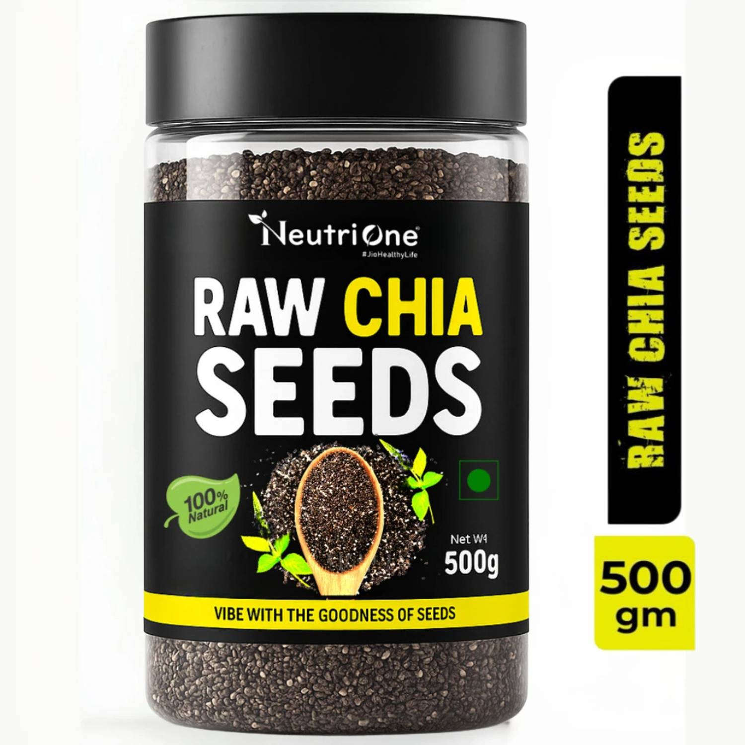 NeutriOne Raw Chia Seeds 240g - Image 1