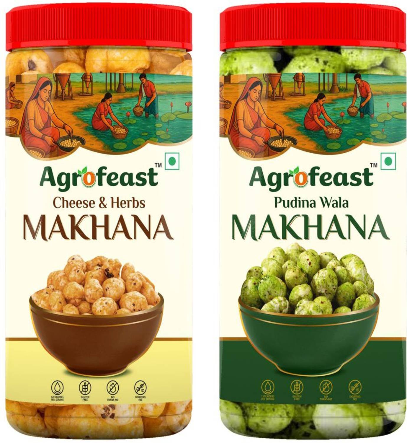AGROFEAST Cheese Makhana