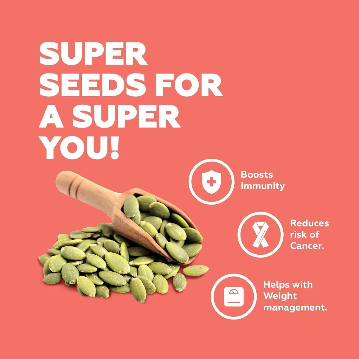 Image of Yogabar Premium seeds 1kg, combo pack of 4, Flax seeds, Chia Seeds, Pumpkin Seeds, Sunflower Seeds