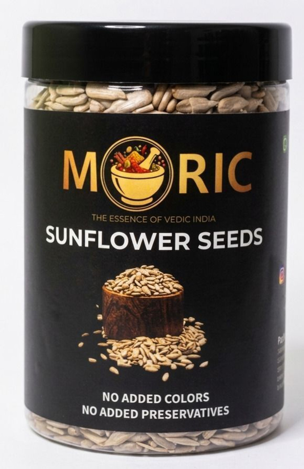 Image of MORIC Raw Sunflower Seeds, Healthy Snack, Rich in Dietary Fibre & Protein Sunflower Seeds