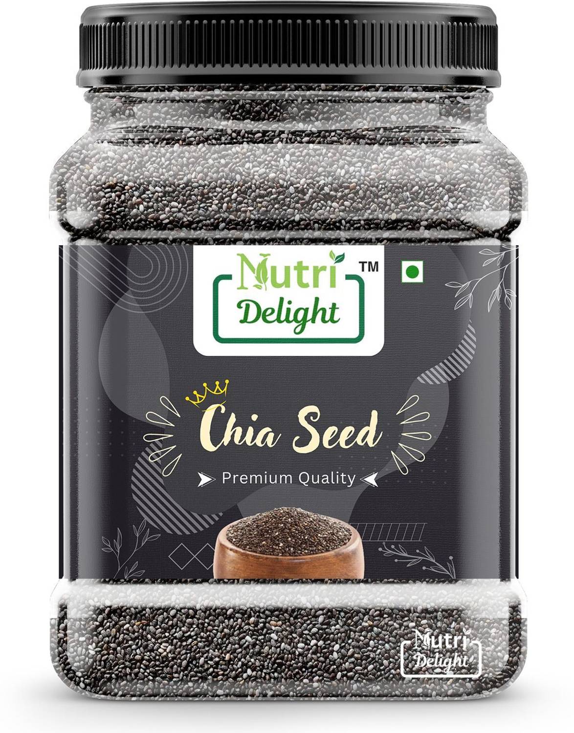 Nutri Delight Chia Seeds with Omega 3 and Fiber for Weight Loss c