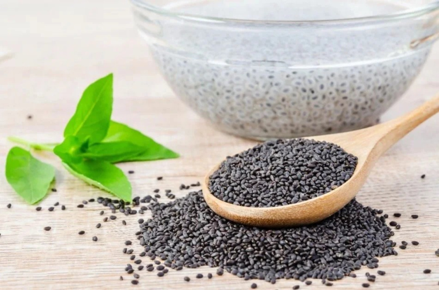 Image of crispcraze Raw Basil Seeds for Weight loss | Sabja Seeds | Tukmaria Basil Seeds Basil Seeds