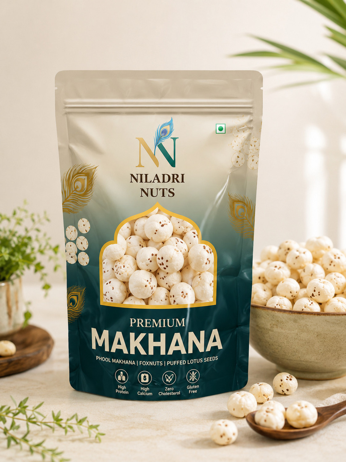 Image of niladri nuts Premium Makhana Value pack | Foxnuts | Phool Makhana | Makhana