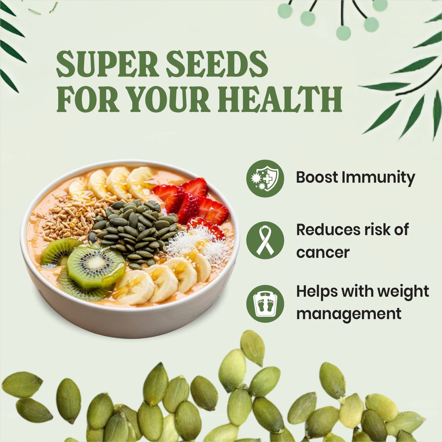 Harrows Raw Pumpkin Seeds, 100g - Image 3