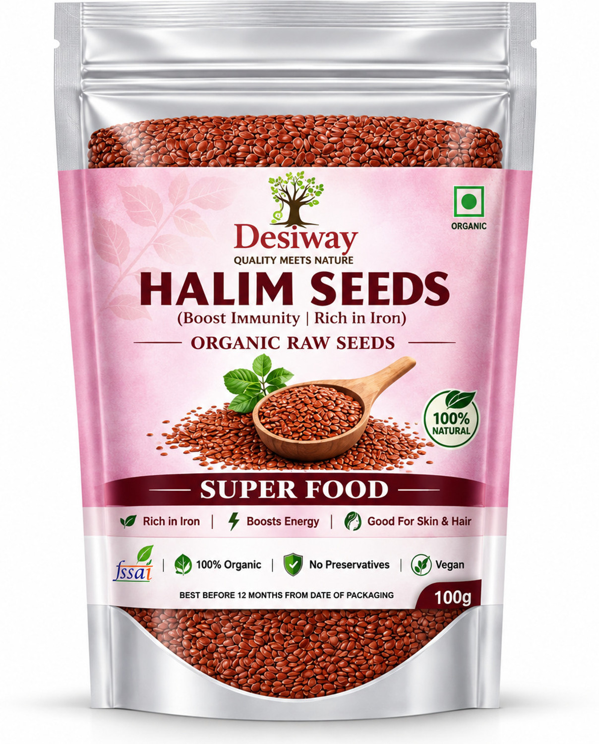 Image of Desiway 100gm Halim Seeds