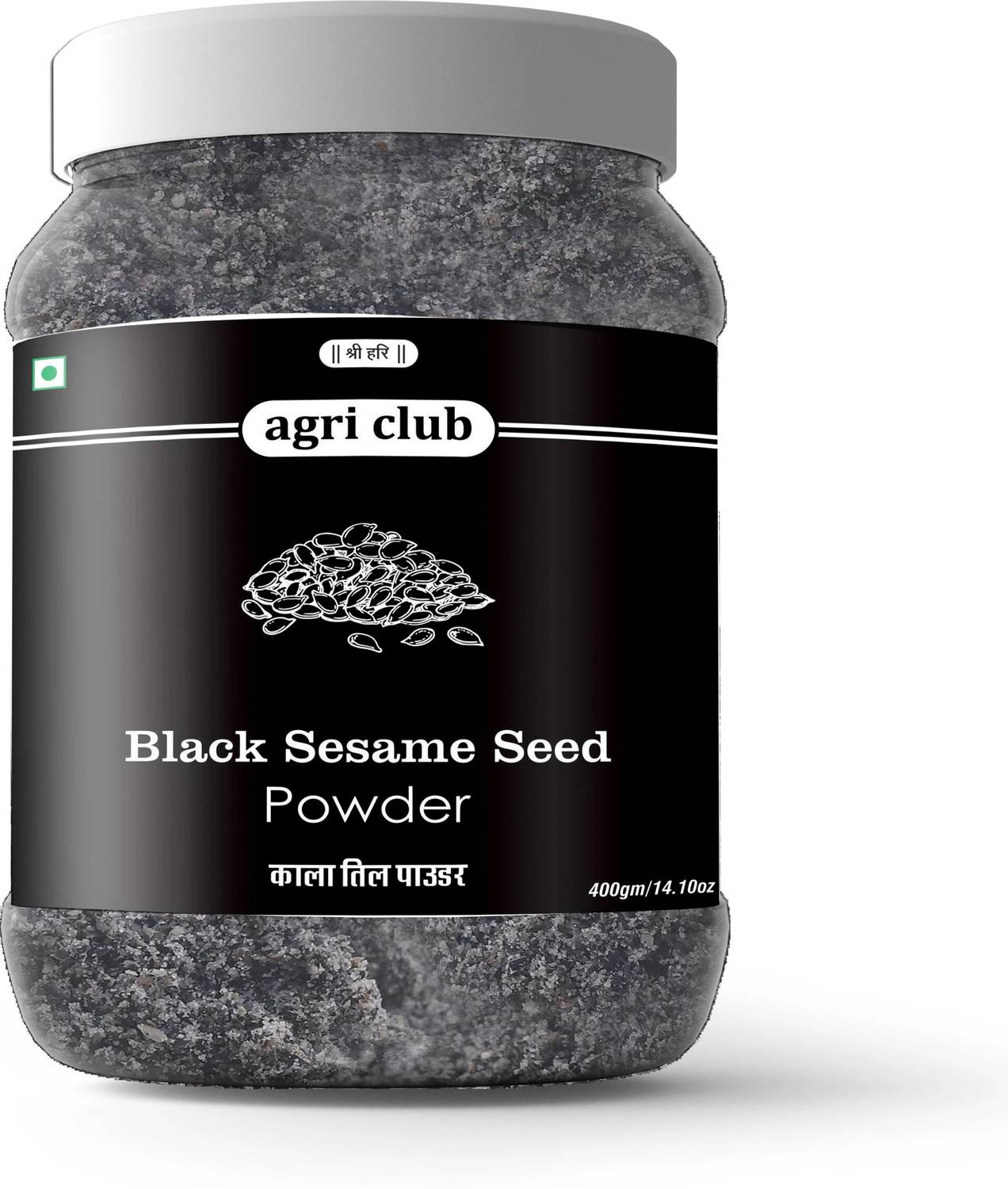 AGRI CLUB Black Sesame Seed Powder 400gm Black Sesame Seeds