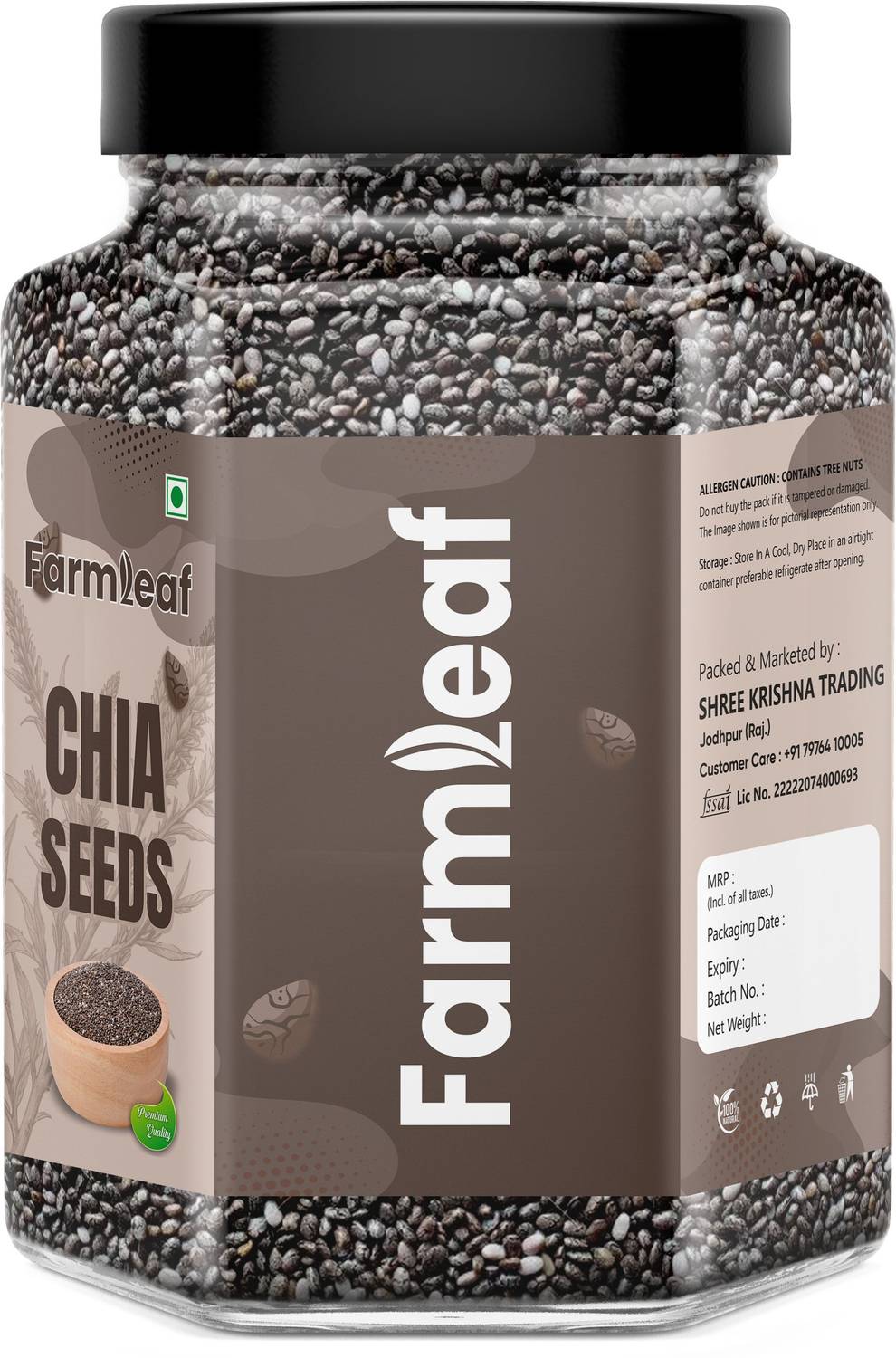 FarmLeaf Raw Chia Seeds for Weight Loss - Image 2