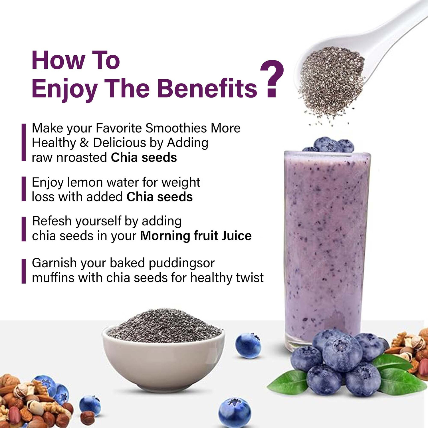 Image of Sorich Organics Raw Chia Seeds for Weight Loss Chia Seeds for Eating Unroasted Chia Seeds