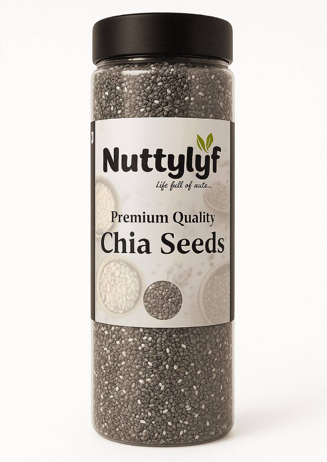 NUTTYLYF Raw Chia Seeds 139g - Image 1
