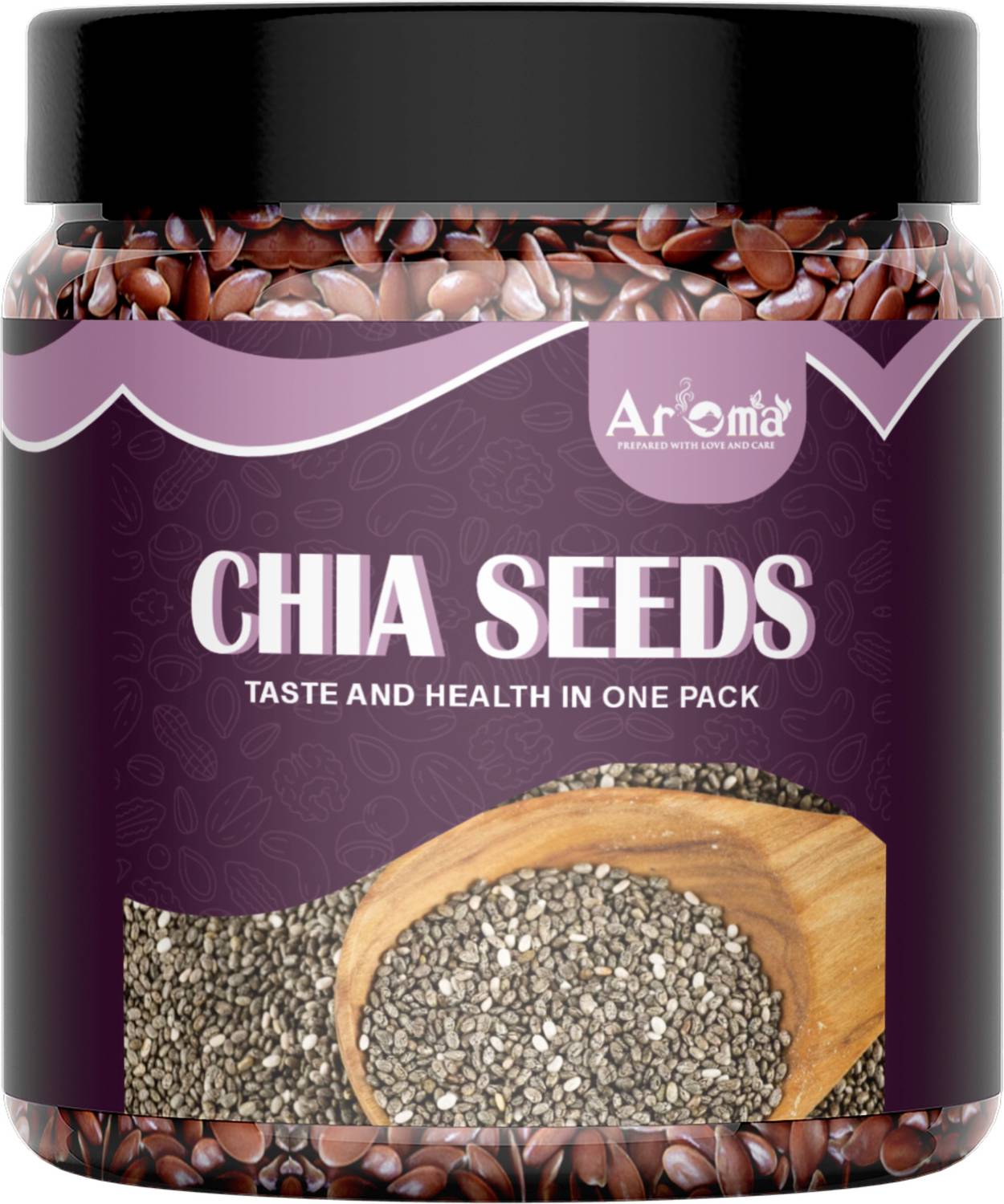 Aroma Premium Chia Seeds | Omega-Rich Superfood | Mild Crunch & Powerful Nutrition Chia Seeds