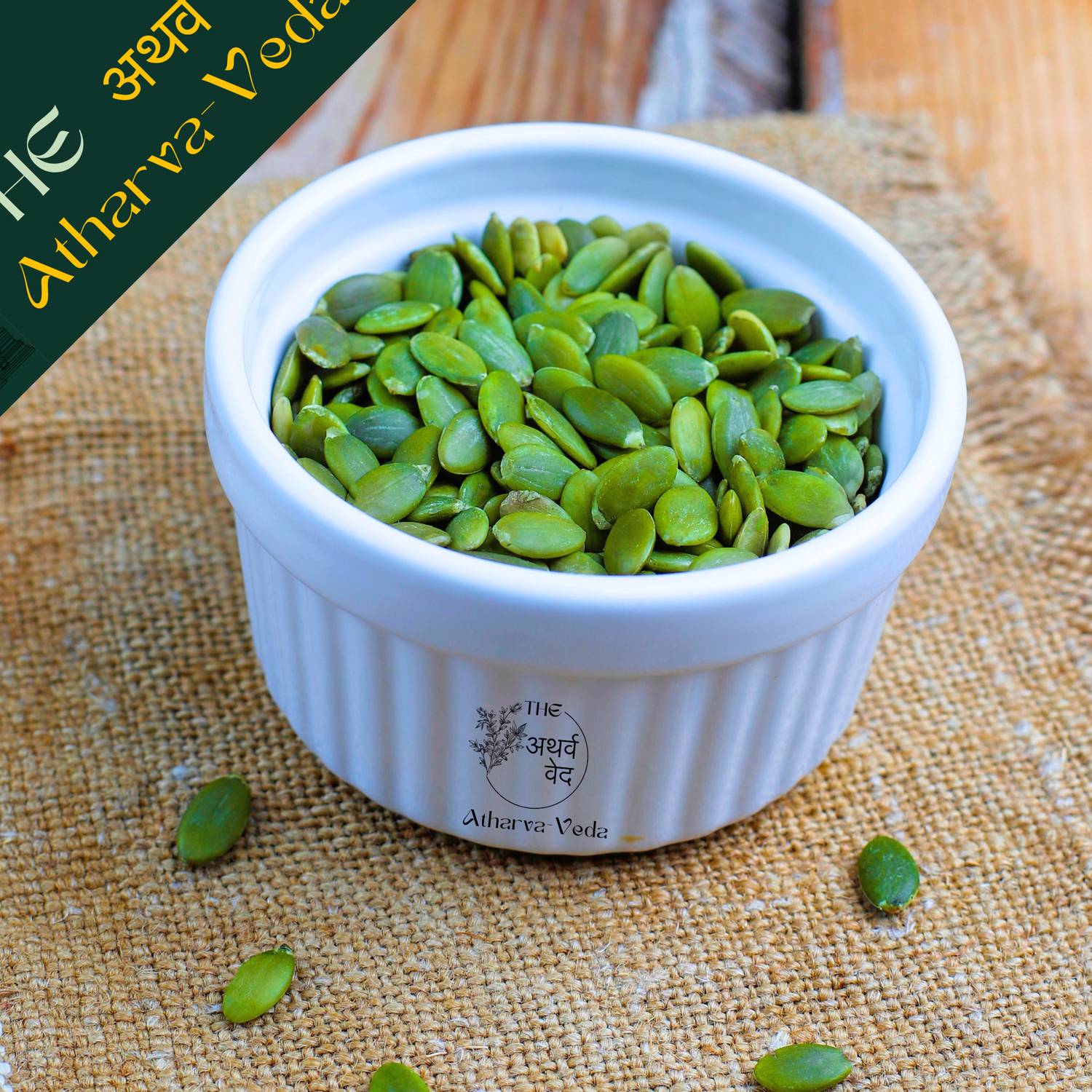 The Atharva-veda Premium Edible Pumpkin seed, Kaddoo ke beej, kadu bij with Natural PROTEIN FIBRE Pumpkin Seeds