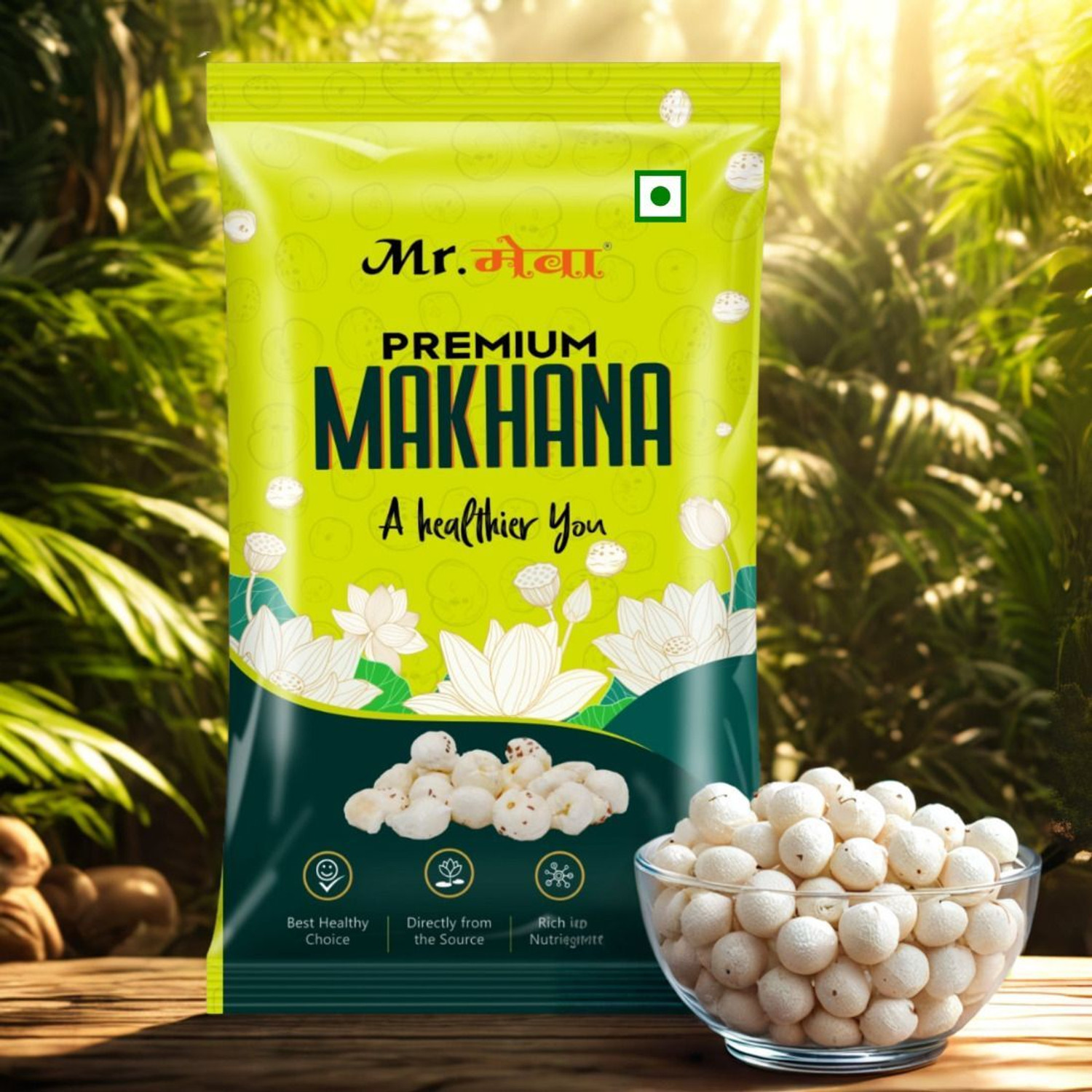 Image of Mr.meva Plain Makhana