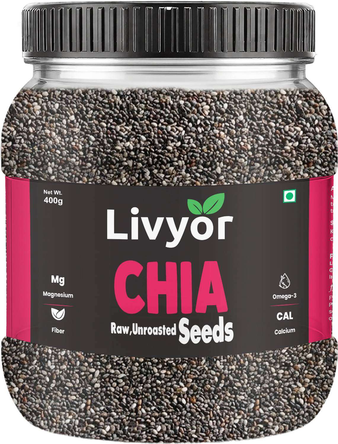 LIVYOR Raw Chia Seeds for Weight Loss - Image 1