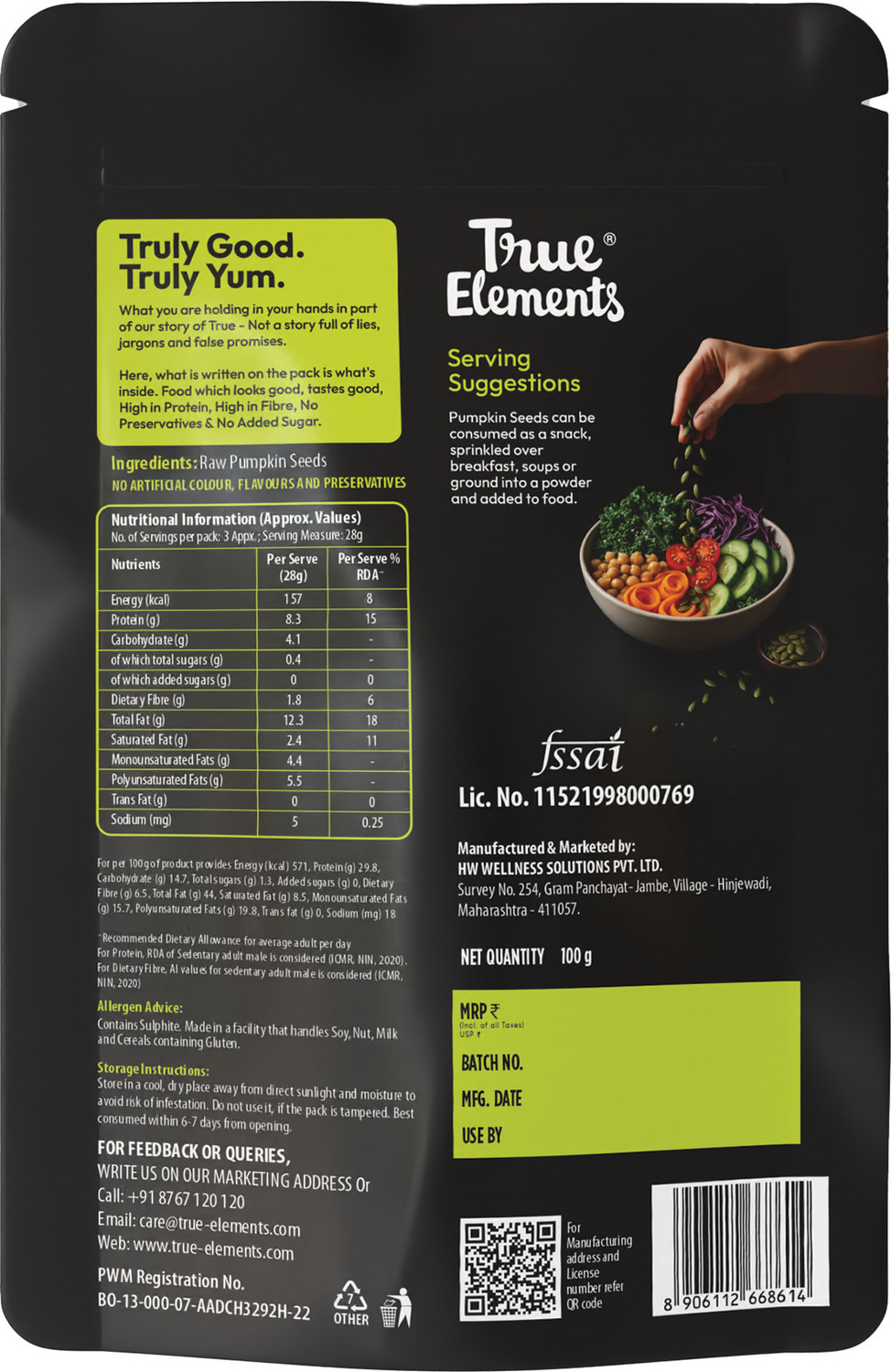 Image of True Elements Raw Seeds Combo Mixed Seeds