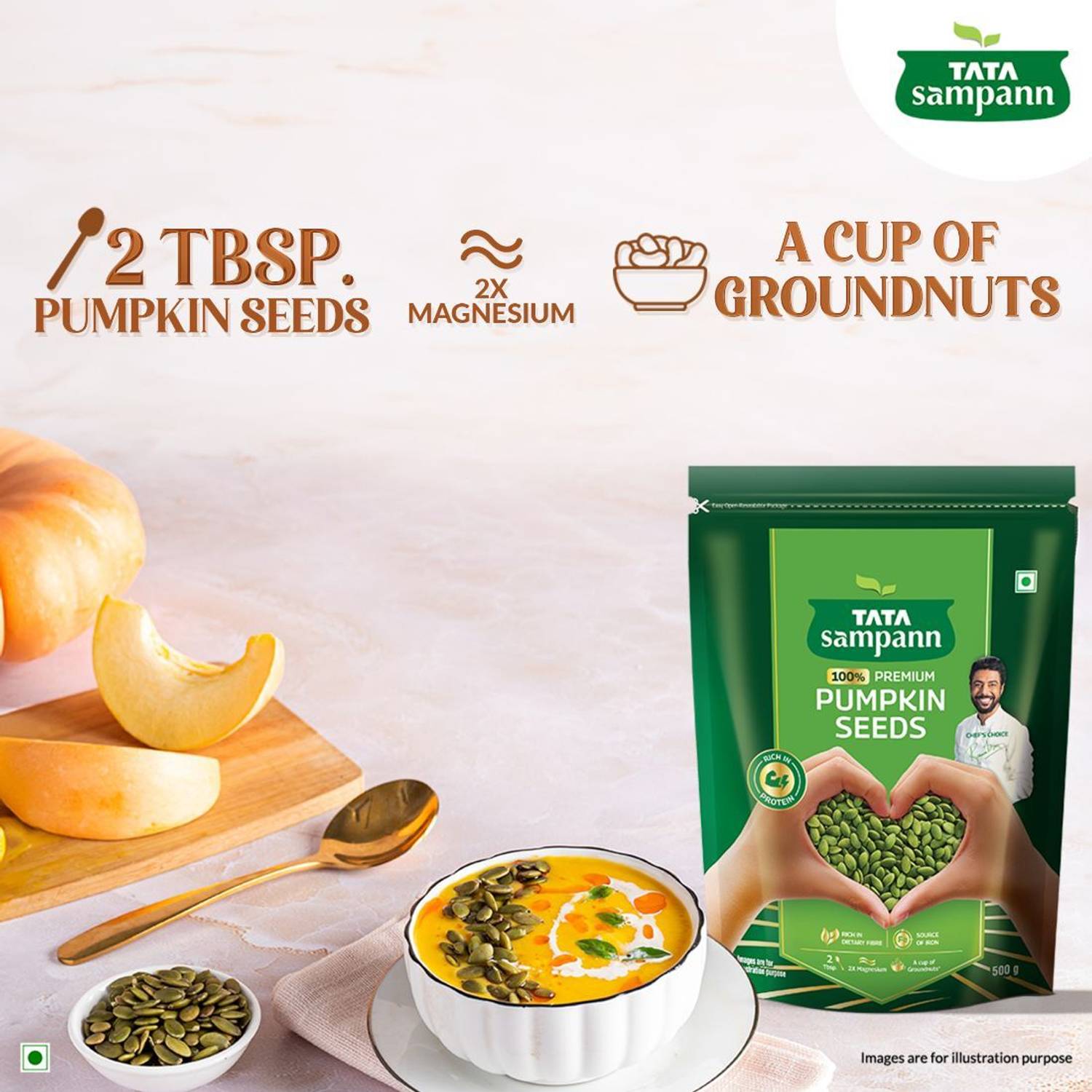 Tata Sampann Premium Pumpkin Seeds 200g - Image 5