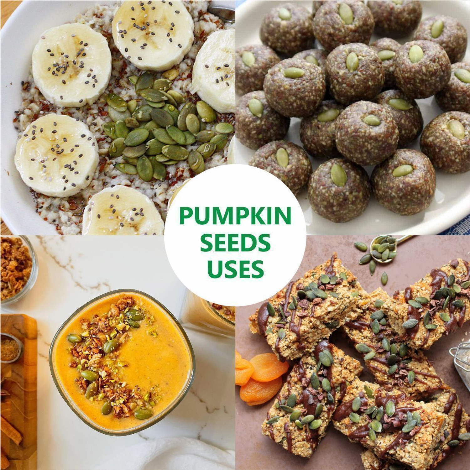 Image of EATOR Seeds Combo 400gm (100gm Each), Pack of 4, Pumpkin Seeds, Chia Seeds, Sunflower Seeds, Brown Flax Seeds