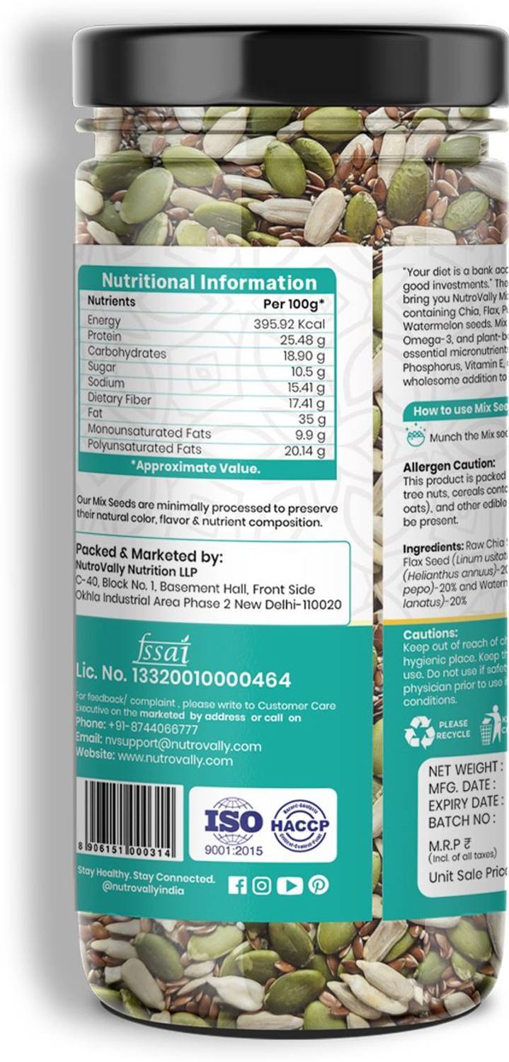 NutroVally 5 in 1 Mix Seeds for Weight Loss - Image 2