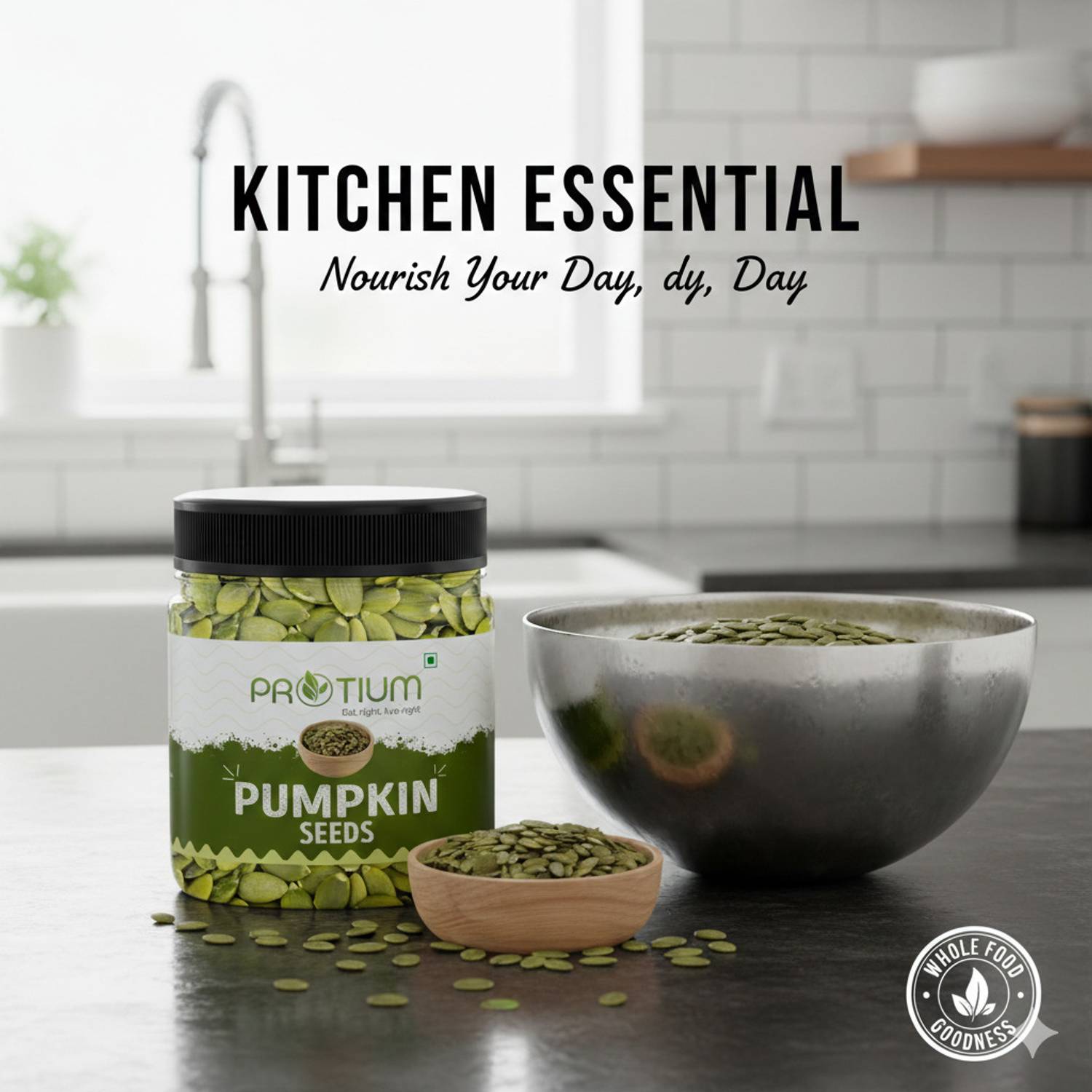 PROTIUM Pumpkin Seeds 1kg - Image 3