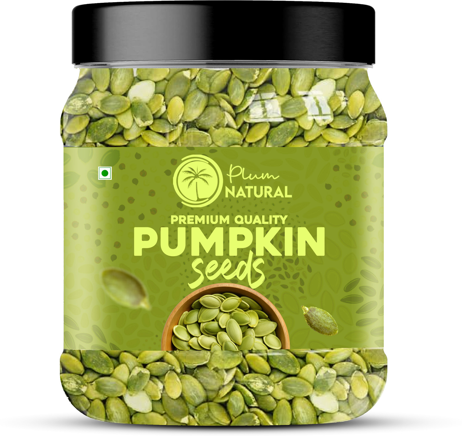 Image of Plum Natural Edible Pumpkin Seeds Magnesium Antioxidant Fiber Omega3 Weight Loss Skin Glow Pumpkin Seeds