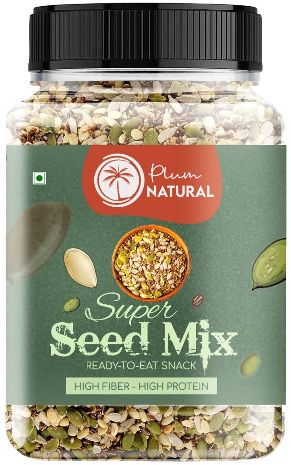 Plum 7 in 1 Roasted Seeds Mix 496g - Image 1