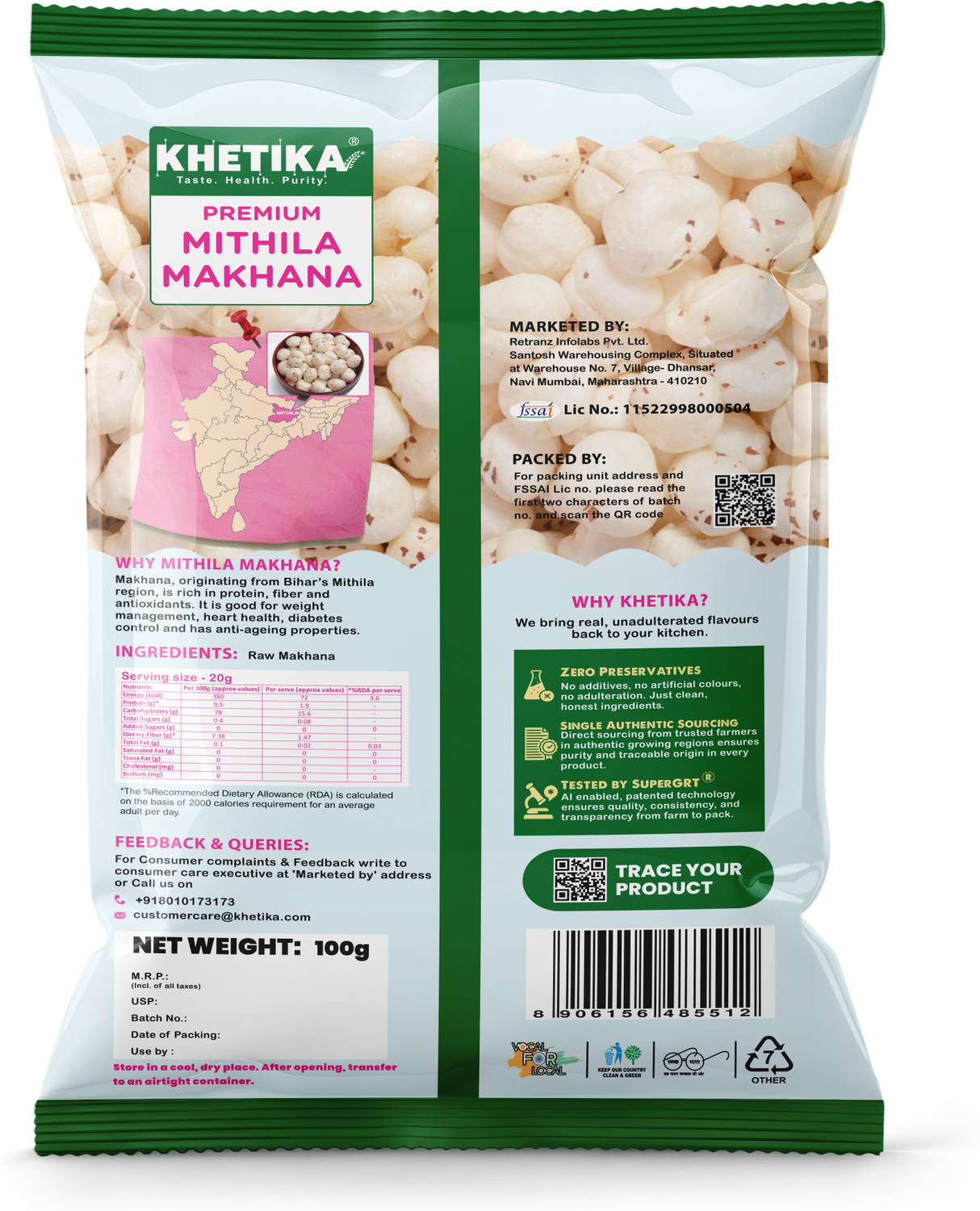 Image of khetika Premium Makhana