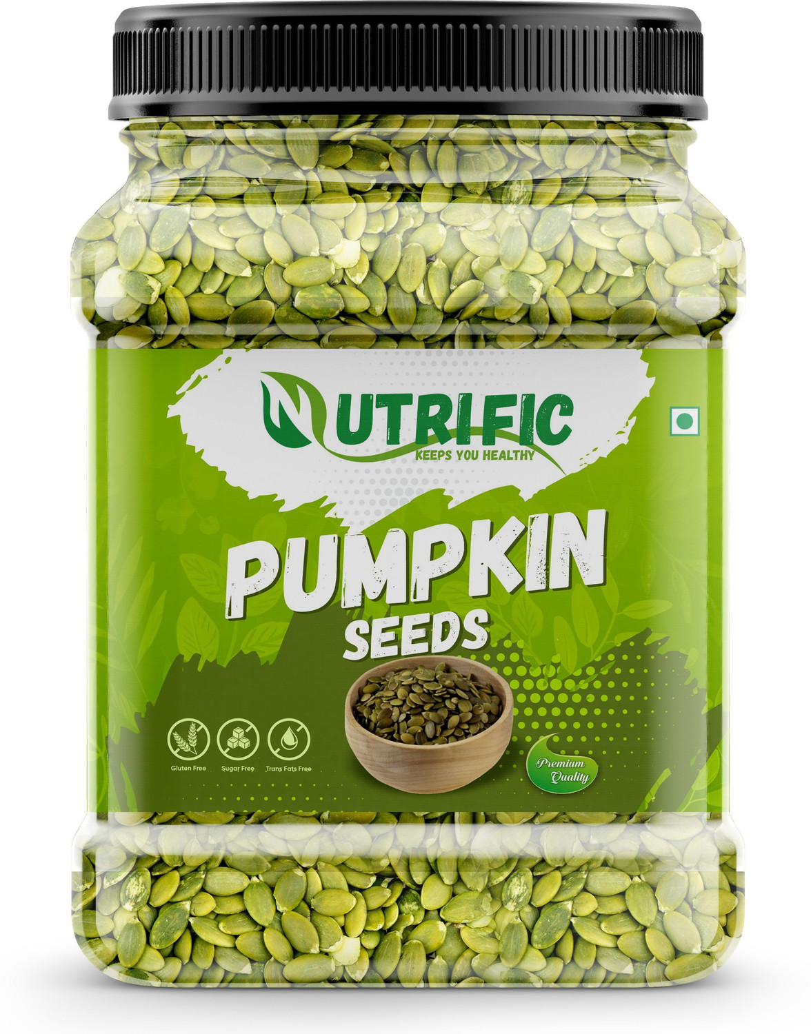Image of Nutrific Seeds Combo Pack | Raw Edible Seeds | Seeds Combo (200gm Each) Chia Seeds, Sunflower Seeds, Pumpkin Seeds, Watermelon Seeds, Brown Flax Seeds