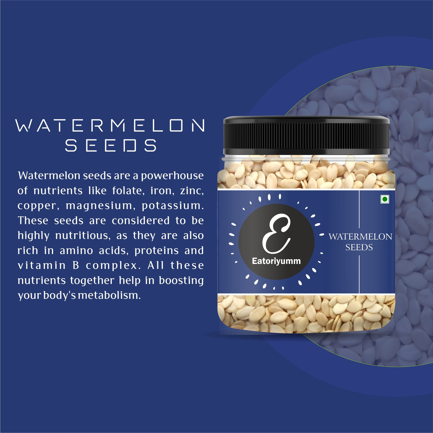 Image of Eatoriyumm Watermelon Seeds - Magaj (Matira Minji) Watermelon Seeds