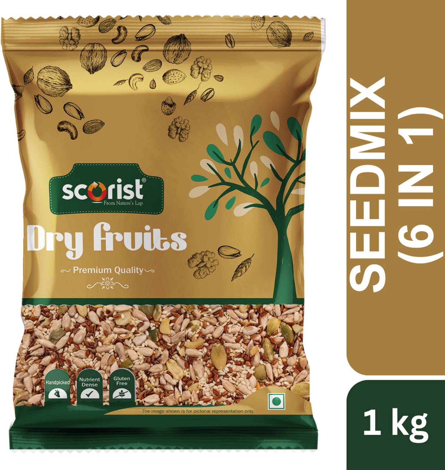 Scorist Popular Seed Mix 6 in 1, 1kg - Image 1