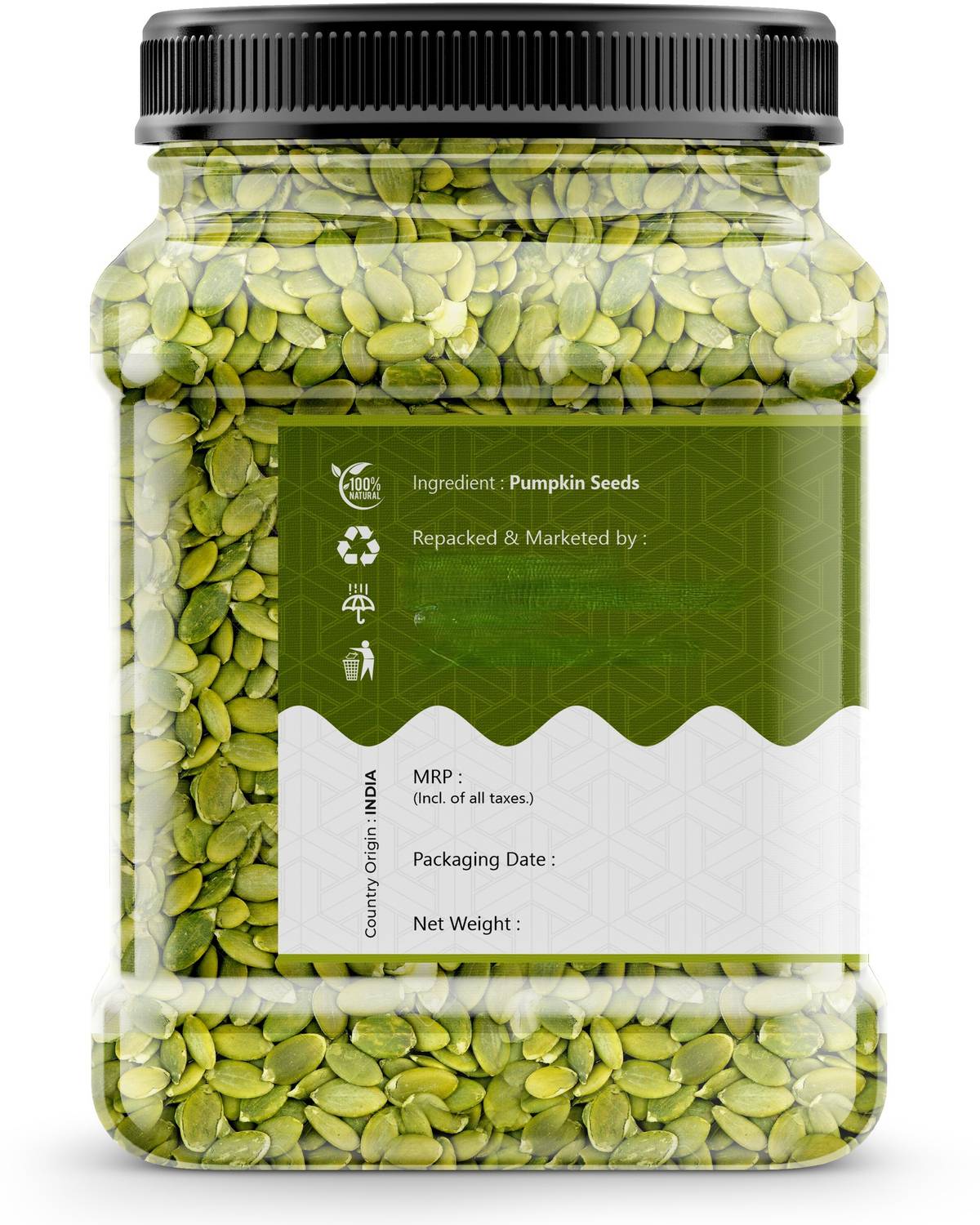Yajurveda Raw Pumpkin Seeds 300g - Image 2