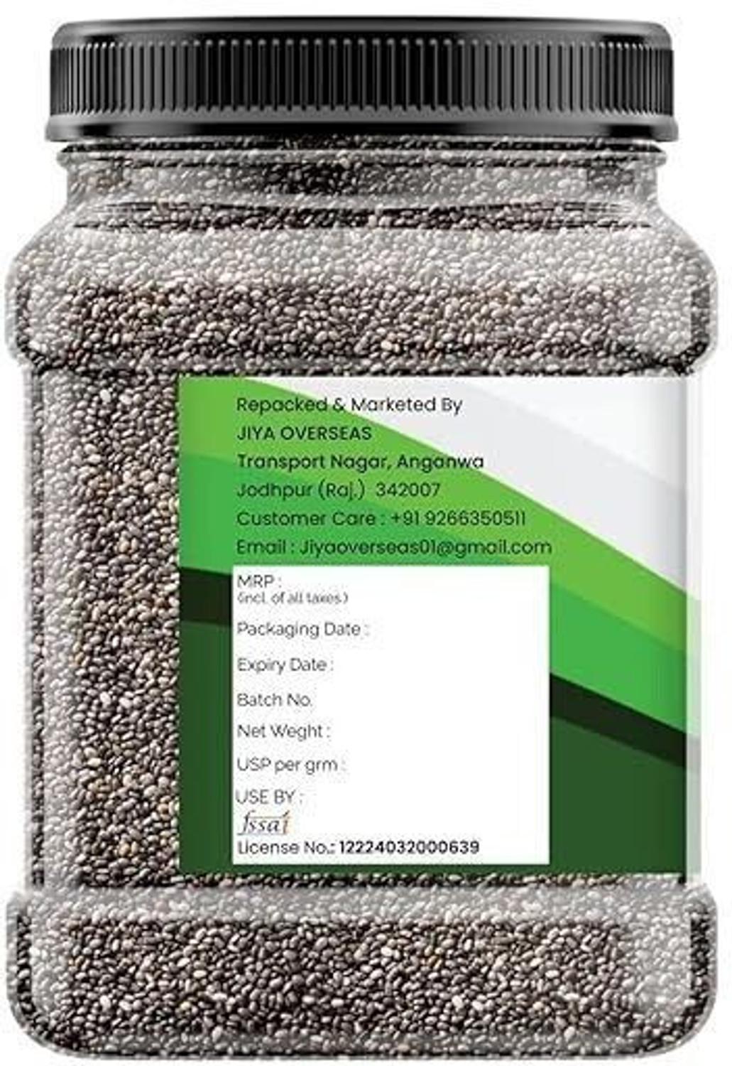 Image of Marwar Bites Chia Seeds - Seeds for Weight Management | Rich in Calcium, Protein & Fibre Chia Seeds