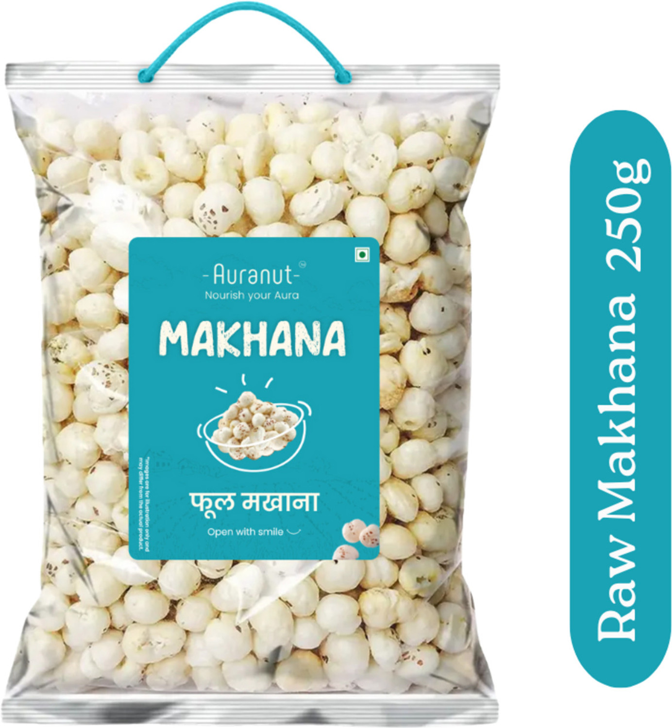 Image of AURANUT Bold Size Makhana | Premium Fox Nuts | Healthy Snack Makhana