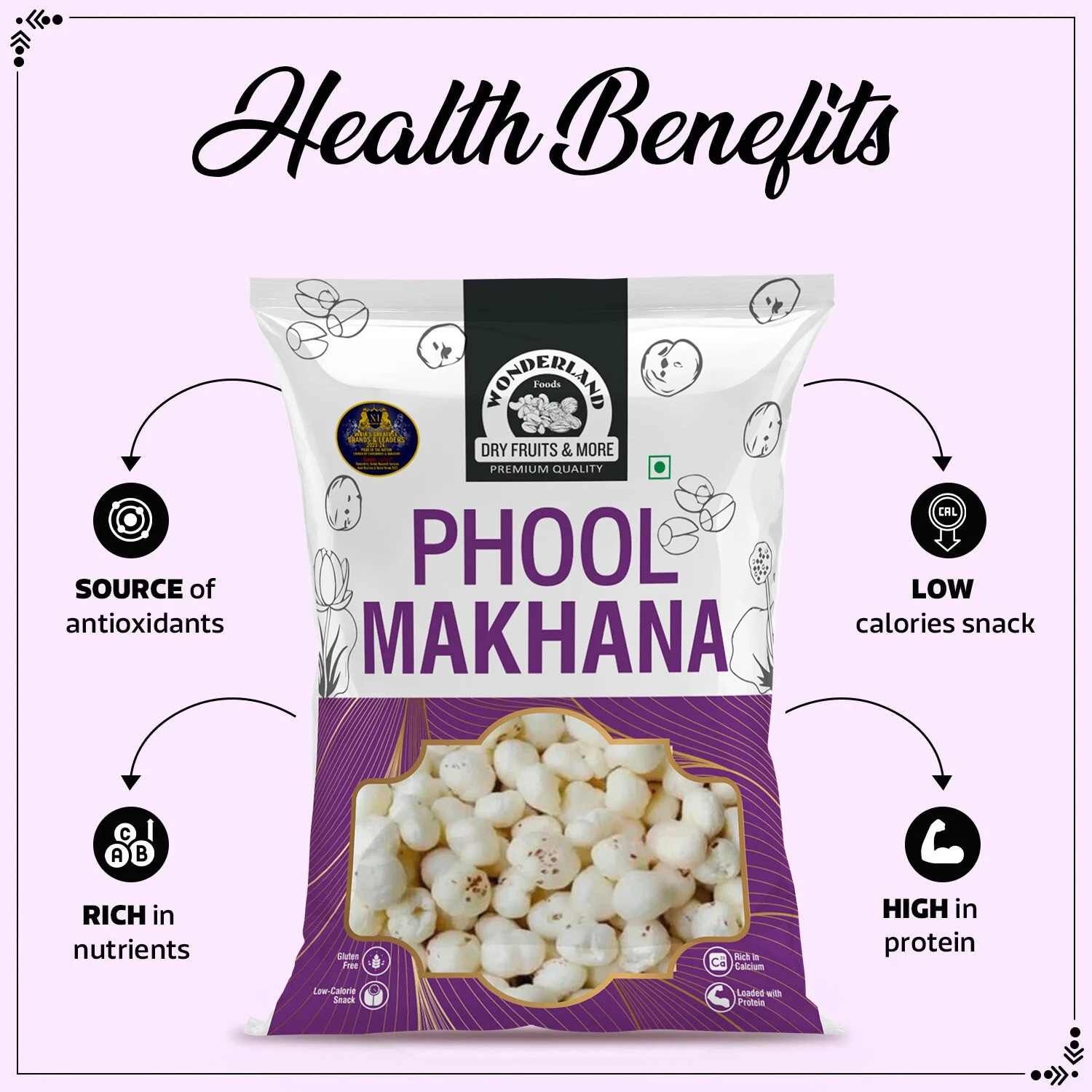 Image of WONDERLAND Plain Makhana