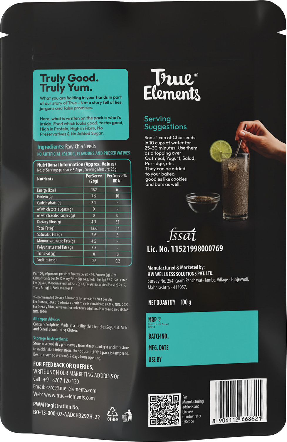 Image of True Elements Raw Seeds Combo Mixed Seeds