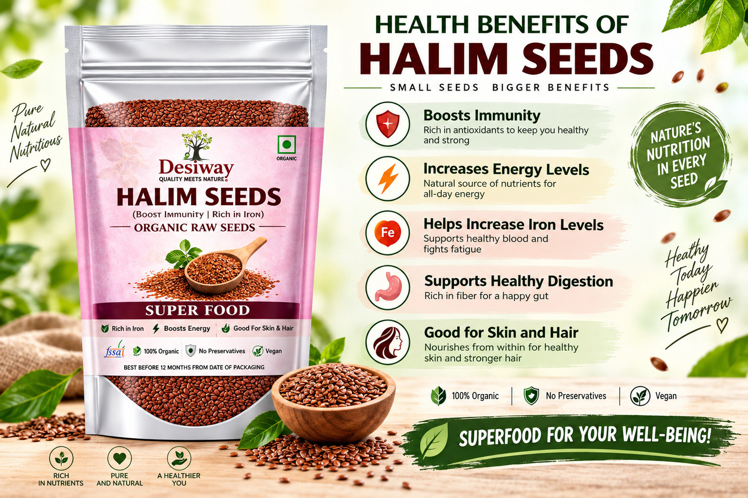 Image of Desiway 100gm Halim Seeds