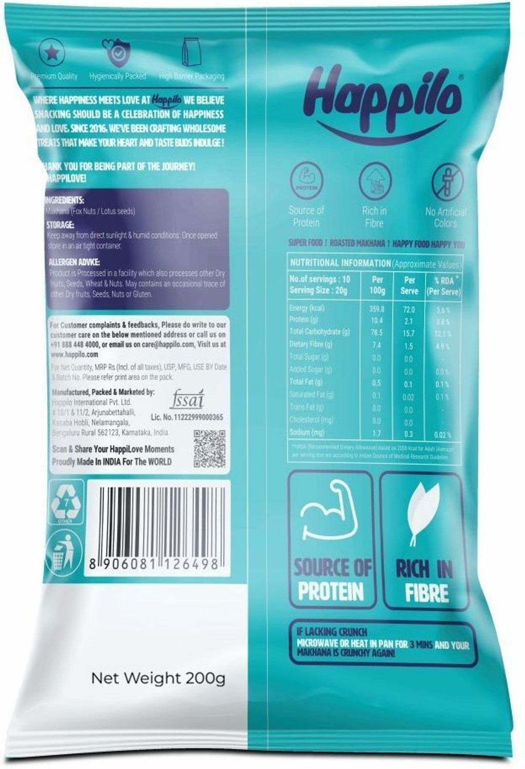 Image of Happilo Premium Makhana